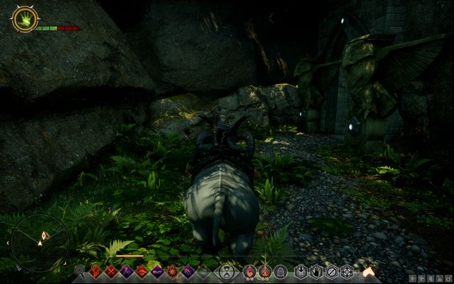 The cave entrance - Dragon Age Inquisition: Astrariums and ocularums in Emerald Graves - Emerald Graves - Dragon Age: Inquisition Game Guide & Walkthrough