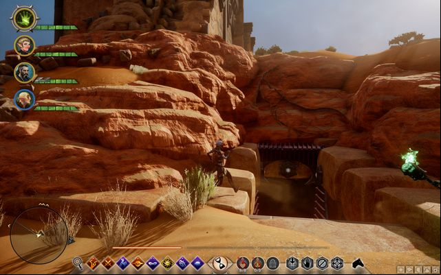 The cave entrance - Dragon Age Inquisition: Astrariums and ocularums in The Western Approach - The Western Approach - Dragon Age: Inquisition Game Guide & Walkthrough
