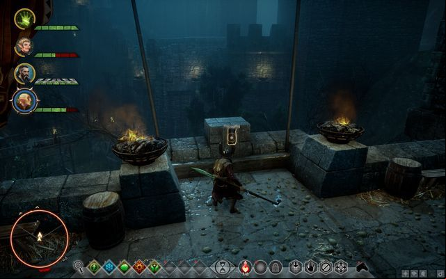 The lever for the gates - Dragon Age Inquisition: Lost Souls - Side quests - The Fallow Mire - Dragon Age: Inquisition Game Guide & Walkthrough