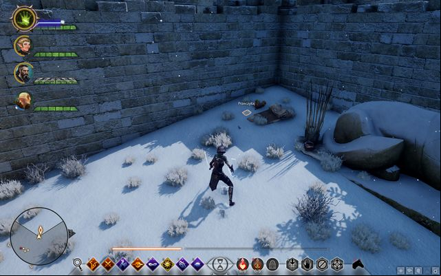 Note inside the ruins - Dragon Age Inquisition: Stalker - Side quests - Emprise du Lion - Dragon Age: Inquisition Game Guide & Walkthrough