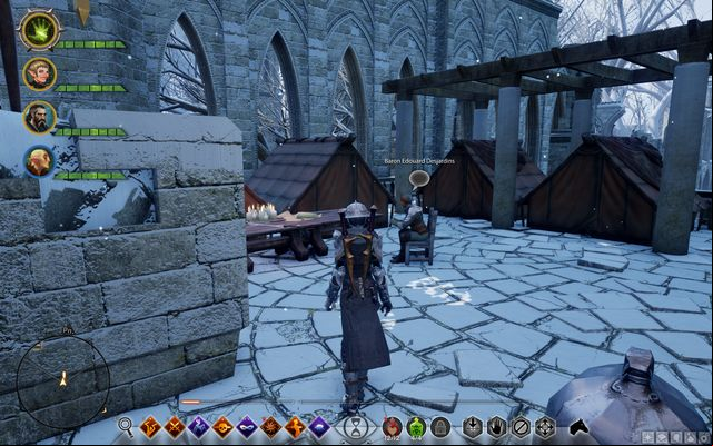 The Baron at the Suledin keep - Dragon Age Inquisition: They Shall Not - Side quests - Emprise du Lion - Dragon Age: Inquisition Game Guide & Walkthrough