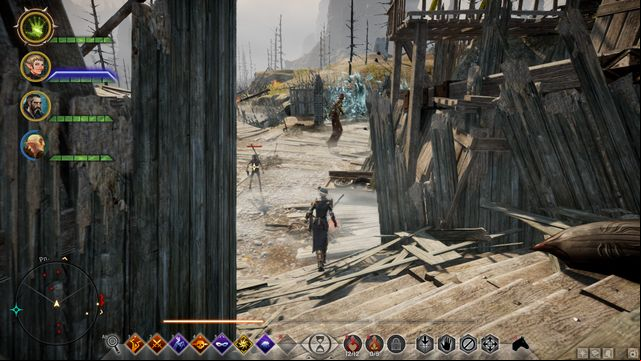 A barrier separating you from the hole - Dragon Age Inquisition: Lay Rest the Western Ramparts - Side quests - Exalted Plains - Dragon Age: Inquisition Game Guide & Walkthrough