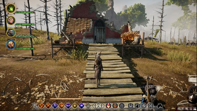 The farmers destroyed house - Dragon Age Inquisition: A Fathers Guidance - Side quests - Exalted Plains - Dragon Age: Inquisition Game Guide & Walkthrough