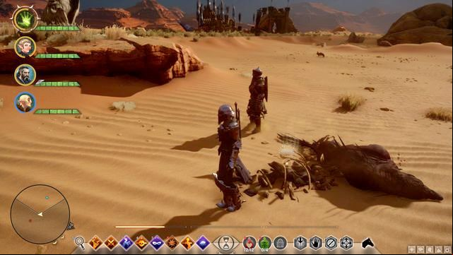 Remains - traces of a dragon - Dragon Age Inquisition: Hunting Patterns - Side quests - The Western Approach - Dragon Age: Inquisition Game Guide & Walkthrough