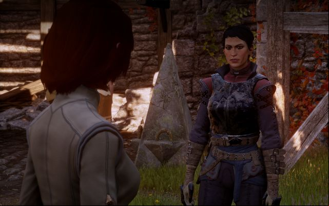 Talk to Cassandra near the tavern. - Dragon Age Inquisition: Unfinished Business - The Inner Circle (companion quests) - Dragon Age: Inquisition Game Guide & Walkthrough