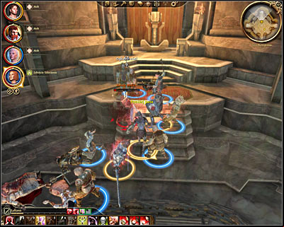 If you choose lord Harrowmont to be the next thing then prince Bhelen will show his objection and a huge battle is going to take place here - Dragon Age Origins: Paragon of her kind - Main quests - Dragon Age: Origins Game Guide