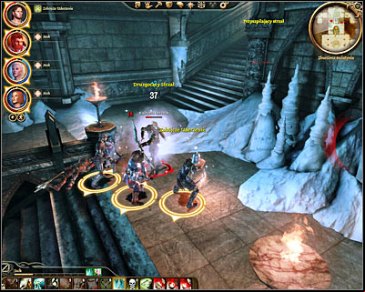 Make a few steps forward after your arrival in the temple - Dragon Age Origins: Urn of the Sacred Ashes - Main quests - Dragon Age: Origins Game Guide