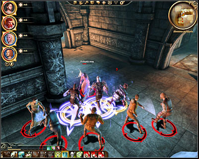 Approach this corridor slowly (M61, 5) and get ready to defend yourself against larger groups of cultists as you progress - Dragon Age Origins: Urn of the Sacred Ashes - Main quests - Dragon Age: Origins Game Guide
