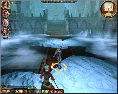 Return to the main chamber for the second time and this time head north, because youll be allowed to use the second key to open a new door (M61, 9) - Dragon Age Origins: Urn of the Sacred Ashes - Main quests - Dragon Age: Origins Game Guide