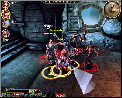 Choosing the western corridor (M62, 9) will get you one step closer to your current goal which is to find the urn - Dragon Age Origins: Urn of the Sacred Ashes - Main quests - Dragon Age: Origins Game Guide