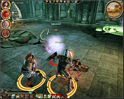 Once youve killed or satisfied all eight ghosts a large gate is going to open, allowing you to move towards the next room - Dragon Age Origins: Urn of the Sacred Ashes - Main quests - Dragon Age: Origins Game Guide
