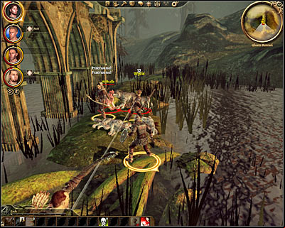 You wont have to follow the strict instructions described in the letter, because instead you may proceed directly to where the treasure has been buried - Dragon Age Origins: The missionary - Korcari wilds - Dragon Age: Origins Game Guide