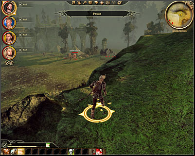 Youll now have to proceed to the ruins found in the western area of the swamps (M22, 2) - Dragon Age Origins: Last will and testament - Korcari wilds - Dragon Age: Origins Game Guide