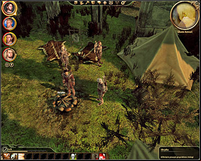 Once youve taken care of all hostile creatures you may examine the ruins a little closer - Dragon Age Origins: Last will and testament - Korcari wilds - Dragon Age: Origins Game Guide