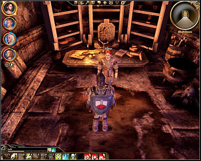 If you dont want to wait until youve raised your approval rating with Leliana or if you dont want to complete her quest you may decide to visit Alimar - Dragon Age Origins: Talents and spells - part 2 - World Atlas - Character development - Dragon Age: Origins Game Guide