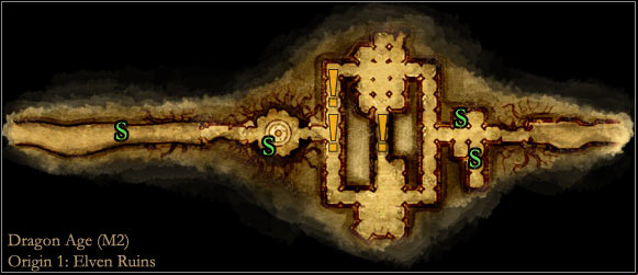 2 - Dragon Age Origins: Origin 1 - Dalish elf main map - World Atlas - Maps - Main areas - Dragon Age: Origins Game Guide