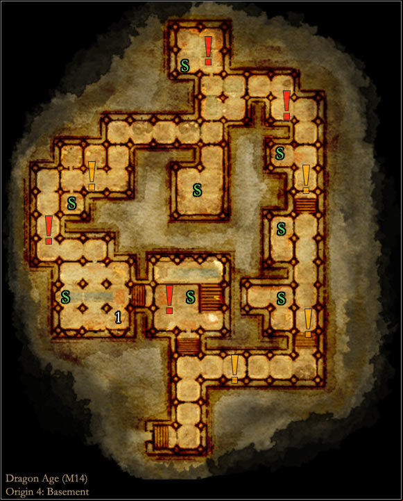 AREAS OF INTEREST - Dragon Age Origins: Origin 4 - Magi main map - World Atlas - Maps - Main areas - Dragon Age: Origins Game Guide
