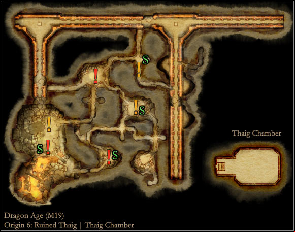 3 - Dragon Age Origins: Origin 6 - Dwarf noble main map - World Atlas - Maps - Main areas - Dragon Age: Origins Game Guide