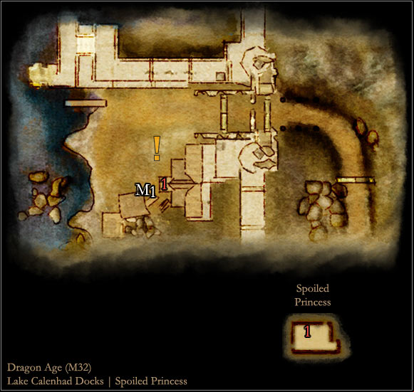 AREAS OF INTEREST - Dragon Age Origins: Lake Calenhad main map - World Atlas - Maps - Main areas - Dragon Age: Origins Game Guide