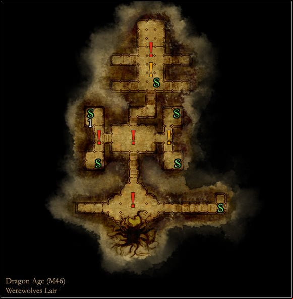 AREAS OF INTEREST - Dragon Age Origins: Brecilian forest main map - World Atlas - Maps - Main areas - Dragon Age: Origins Game Guide