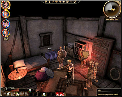 Use the nearby staircase to get to the first floor and once youre there spend some time looking for the chest - Dragon Age Origins: A missing child - Redcliffe - Dragon Age: Origins Game Guide