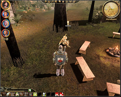 Description: Cammen (M41, 3) will tell you that hes in love with Gheyna (M41, 4), but she still treats him like a child - Dragon Age Origins: Cammens lament - Brecilian forest - Dragon Age: Origins Game Guide