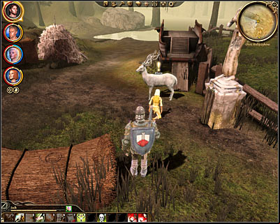 Description: Talk to Elora (M41, 6) and youll find out that one of the animals shes taking care of is sick and that she cant do anything to help it - Dragon Age Origins: Eloras halla - Brecilian forest - Dragon Age: Origins Game Guide