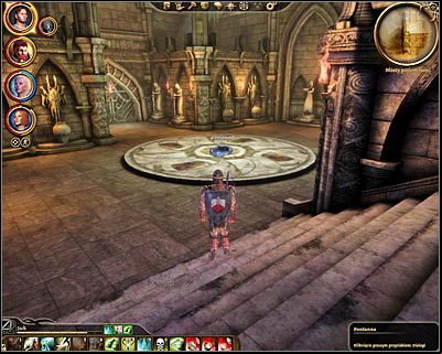 You can continue this quest after youve arrived in a large room located to the north and seen on the screen above (M45, 4) - Dragon Age Origins: Elven ritual - Brecilian forest - Dragon Age: Origins Game Guide
