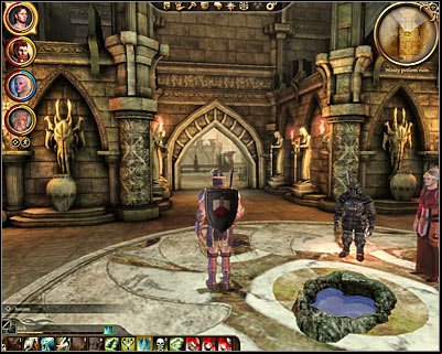 If youve done everything according to the plan a nearby gate will open and youll automatically end this quest - Dragon Age Origins: Elven ritual - Brecilian forest - Dragon Age: Origins Game Guide