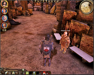 Description: Shapers assistant (M53, 1) will inform that a valuable book has been stolen from the Shaperate and you can promise him to get it back - Dragon Age Origins: Thief in the house of science - Orzammar - Dragon Age: Origins Game Guide