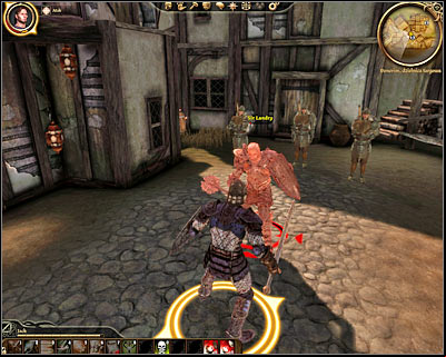 Description: While exploring the market district youre going to be recognized and stopped by Sir Landry (M64, 6) - Dragon Age Origins: Honor bound - Denerim - Dragon Age: Origins Game Guide