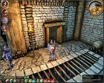 Once youve entered the next room youll automatically trigger a cut-scene and youll meet Riordan (one of the Grey Wardens) - Dragon Age Origins: Saving the queen - Denerim - Dragon Age: Origins Game Guide