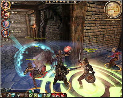 During your time spent in the dungeon youll be moving counterclockwise and youll come across a lot of smaller rooms along the way - Dragon Age Origins: Saving the queen - Denerim - Dragon Age: Origins Game Guide