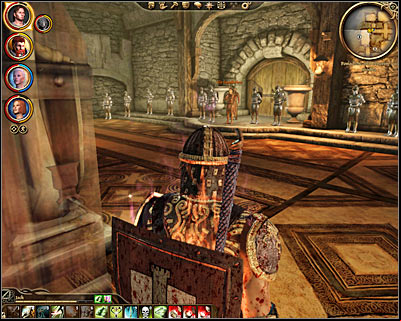 Either way your next objective will be to return to the chamber where the queen is being held (M73, 3) - Dragon Age Origins: Saving the queen - Denerim - Dragon Age: Origins Game Guide