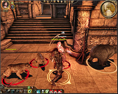 Thankfully you wont have to run around the fort half-naked, because youll find your things in a nearby chest (M79, 2) and the main character will automatically wear them - Dragon Age Origins: Captured - Denerim - Dragon Age: Origins Game Guide