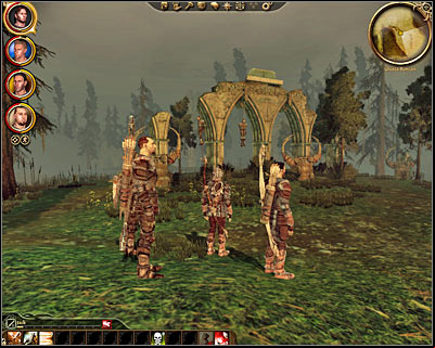 Description: In order to solve this quest you must keep moving to the south-east, eliminating all the monsters you encounter during your time spent in the woods - Dragon Age Origins: The Grey Wardens cache - Ostagar - Dragon Age: Origins Game Guide