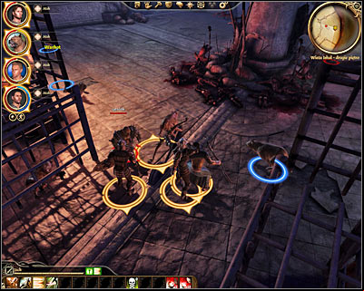 The second floor of the tower contains more rooms and almost every area is going to be guarded by enemy forces - Dragon Age Origins: Tower of Ishal - Ostagar - Dragon Age: Origins Game Guide