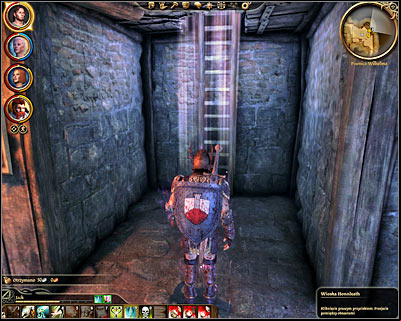 Since you know the you can exit the cellar - Dragon Age Origins: The Golem in Honnleath - DLC - The Stone Prisoner - Dragon Age: Origins Game Guide