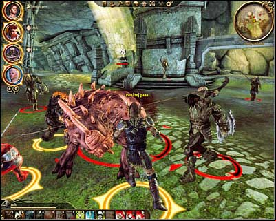 Go through the rubble found nearby, watch a short cut-scene involving Shale and continue exploring this thaig - Dragon Age Origins: A golems memories - DLC - The Stone Prisoner - Dragon Age: Origins Game Guide