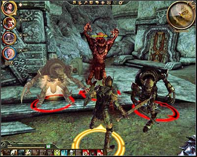 You can explore the western edge of the map if you want to (DLC5, 5) - Dragon Age Origins: A golems memories - DLC - The Stone Prisoner - Dragon Age: Origins Game Guide