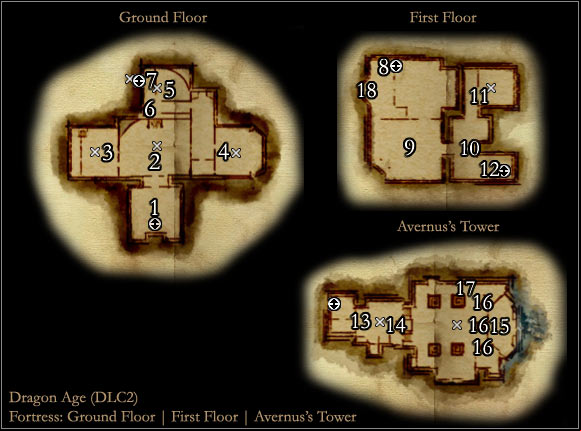 2 - Dragon Age Origins: DLC Maps - DLC - Dragon Age: Origins Game Guide