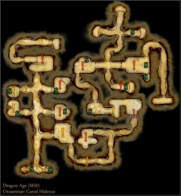 4 - Dragon Age Origins: Orzammar main map - World Atlas - Maps - Main areas - Dragon Age: Origins Game Guide