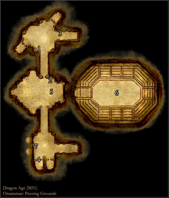 5 - Dragon Age Origins: Orzammar main map - World Atlas - Maps - Main areas - Dragon Age: Origins Game Guide