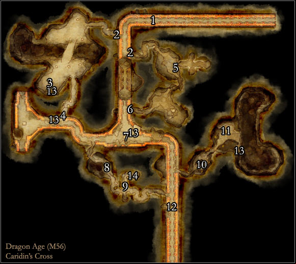 10 - Dragon Age Origins: Orzammar main map - World Atlas - Maps - Main areas - Dragon Age: Origins Game Guide