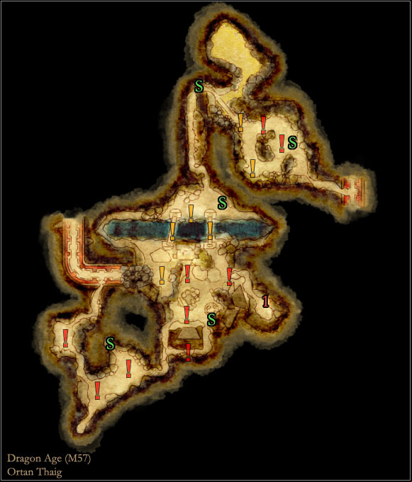11 - Dragon Age Origins: Orzammar main map - World Atlas - Maps - Main areas - Dragon Age: Origins Game Guide