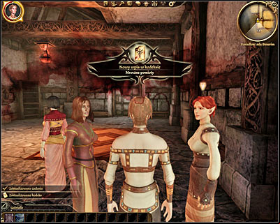 In this case Vaughan will interrupt the ceremony and take you along with the rest of the elven women to his estate - Dragon Age Origins: A Day for celebration - Origin story: City elf - Elven alienage (Prologue) - Dragon Age: Origins Game Guide