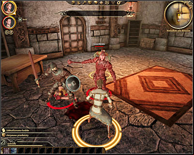 Listen to a short conversation between the main character and two guards - Dragon Age Origins: A Day for celebration - Origin story: City elf - Elven alienage (Prologue) - Dragon Age: Origins Game Guide