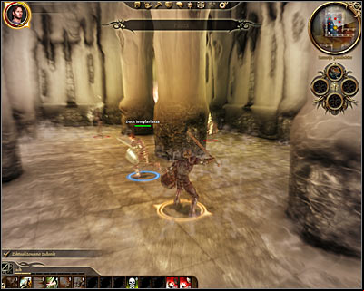 Its also a good idea to surprise some of your enemies from behind using the camouflage and to change form a second before the attack - Dragon Age Origins: Lost in dreams - Main quests - Dragon Age: Origins Game Guide