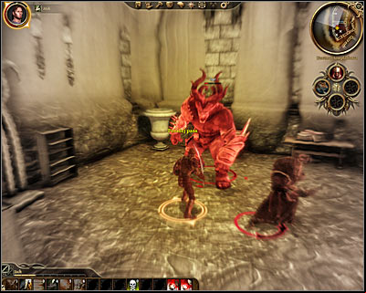 When youll arrive at the second circle (M37, 4) youll probably notice that an ogre is standing nearby, so be very careful - Dragon Age Origins: Lost in dreams - Main quests - Dragon Age: Origins Game Guide