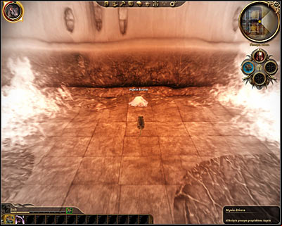 Dont be scared by the fact that youre standing in a burning labirynth, because itll be next to impossible to get lost - Dragon Age Origins: Lost in dreams - Main quests - Dragon Age: Origins Game Guide